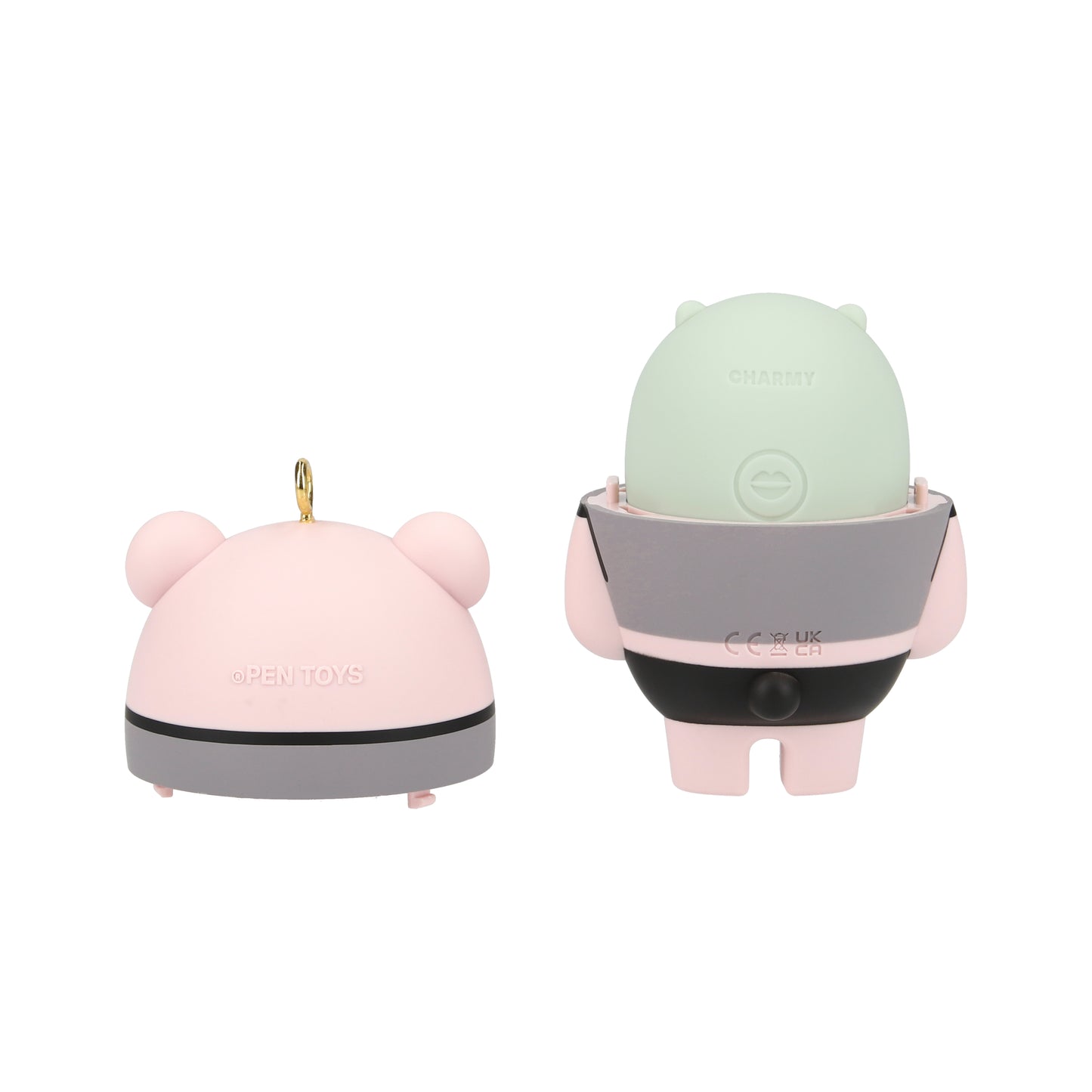 MINAMO Lotus Pink (RINGER GRAY T-SHIRT)